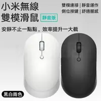 在飛比找momo購物網優惠-【小米 Xiaomi】無線雙模滑鼠 靜音版(台灣版 保固一年