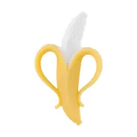在飛比找momo購物網優惠-【Nuby】香蕉按摩潔牙刷(按摩寶寶稚嫩牙齦)