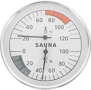 Thermometer for Sauna Temperature Metal Abs Steam Room Accessories Humidity Thermometer Sauna Thermometers