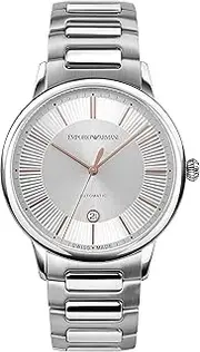 [Emporio Armani] Swiss Made ARS5104 Men's Watch Silver, Silver, Bracelet Type