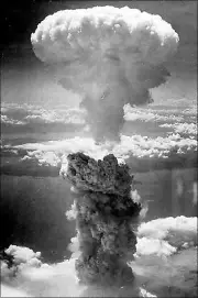 Poster, Many Sizes; Nuclear Atom Bomb Dropped On Nagasaki Japan