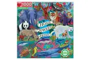 1000pc eeBoo Jigsaw Puzzle 58.4cm Educational Fun Play Game Planet Earth 14+