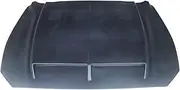 Compatible For Mustang Modified Carbon Fiber/Material Resin Heat Dissection Engine Perforated Hood(Material resin)
