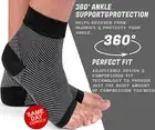 Plantar Fasciitis Compression Socks Open Toe Foot Sleeves Ankle Support Brace