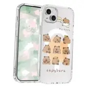 Case, Compatible with MagSafe, Cute Kawaii for iPhone 13/iPhone 14 Capybara A