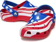 [Crocs] Unisex-Child Classic American Flag Clogs (Toddler) ClogT Mlt