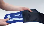 Nylon Hot and Cold Gel Ice Pack Holder with securing strap - Note holder only
