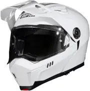 Simpson Journey Bandit Solid, flip up helmet , color: White , size: L