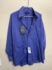 Kenneth Cole Men’s Blue 16 32/33 Shirt Button Up MSRP $49.50