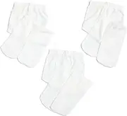 [Jefferies Socks] LLC Baby-Girls Newborn Microfiber Tight 3 Pack