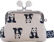 MAEDA SENKO(マエダセンコウ) Maedasenkou 333-30002-001 Goshikihanpudo Animal Series 2.5 Square Coin Purse (Beaded), Panda
