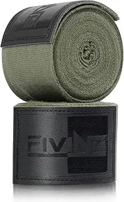 FIVING Premium Handwraps 180 inches Elastic Hand Wraps with Thumb Loop for Boxing, MMA, Muay Thai and Other Martial Arts 4m for Men & Women