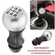 NEUFU 5-Speed Gear Shift Knob For Peugeot 106 206 207 307 407 508