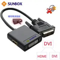 在飛比找PChome24h購物優惠-DVI 轉 DVI + HDMI 影音分配器 (VCS212