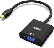 Mini DisplayPort to VGA, Benfei Mini DP Display Port to VGA (Thunderbolt Compatible) Male to Female Adapter Compatible for ThinkPad SurfacePro PC