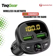 CAR PHONE CHARGER BLUETOOTH TRANSMITTER FM RADIO IPHONE ANDROID WIRELESS ADAPTER