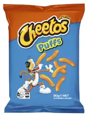 2 x Cheetos Puffs Flavoured Snacks 80g