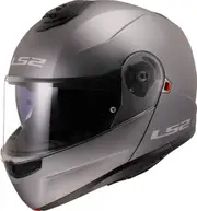LS2 FF908 Strobe II Solid Helmet, silver, Size L for Men