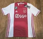 Ajax Amsterdam 2016 Adidas Soccer Jersey Youth M (11-12Y) Red/White Home Kit NWT