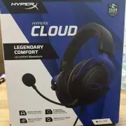 HyperX - Cloud Wired Gaming Headset for PS5 and PS4 - Black/Blue