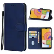 For Samsung Galaxy A01 Leather Phone Case