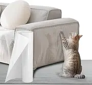 Hayten Cat Scratch Protector, Couch Protector Anti Cat Scratch, 11.8 in x 118 in, Corner Protector for Self-Adhesive Single Side & Sofa & Door