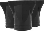 Hair Dryer Diffuser Nozzle 3 Pack Black Plastic Styling Tool Salon Accessory