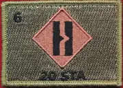 20th Surveillance Target Acquisition Regiment (Subdued) Militaria Patch Patches