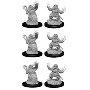 3x 2pc Wizkids Pathfinder Deep Cuts Unpainted Female Dwarf Summoner Figure