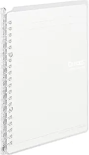 KOKUYO Campus Smart Ring Binder Notebooks, A5, 25 Sheets Capacity, 20 Rings, Clear, Japan Import (RU-SP130T)