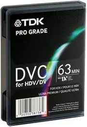 TDK DVM63HDP Pro-Grade High-Definition Digital Videocassette