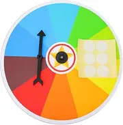 JOINPAYA Turntable Game Turn Plate Prize Winner Wheel Playset Prize Wheel Small Wall Mount Prize Wheel Wheel Birthday Prize Wheel Prize Wheel Game Colorful Foam