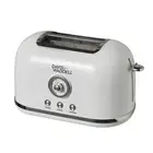 Davis & Waddell Manor Electric 2 Slice Bread Toaster with Crumb Tray White