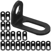20 Pcs Adjustable Corner Brackets Iron Horn Code Furniture Anchors Shelving