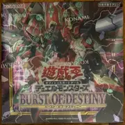 YUGIOH OCG JAPANESE BURST OF DESTINY 30 PACK BOOSTER BOX FACTORY SEALED