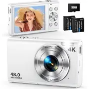 Digital Camera, Autofocus 48MP UHD 4K Vlogging Camera 16X Digital Zoom, Portable