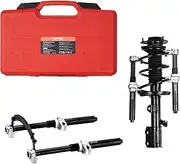 VEVOR Coil Spring Compressor Tool, 2 pcs Heavy Duty Macpherson Strut Spring Compressor Set, 2646 lbs Strut Spring Compressor with Safety Bracket and Carrying Case, for Car Truck ATV UTV