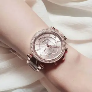 MICHAEL KORS 國際精品(MK)都會時髦 輕奢華三眼流行腕錶 MK5896