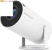 Mini Projector 4K 1080P Support, Portable Projector Wifi6 Bluetooth 5.0 Android