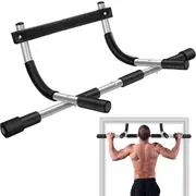 Doorway Pull Up Bar No Drill Home Gym Equipment for Chin Ups and Arm Training