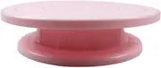 IOIUSKKU Rotating Cake Turntable Cake Stand for Cake Decoration Stylish and Practical, Pink, Large