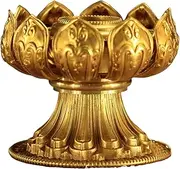 Hand warp Wheel Base,Lotus Base for Religion Scriptures Tibetan Prayer Wheel