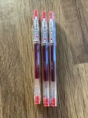 Pilot G-TEC-C4 0.4mm Red Ultra Fine Roller Ball Gel Pen, BL-GC4-R ( PKT 3 PENS)