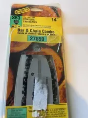 Oregon 14" Bar & 91VG-S53 Chainsaw Chain Combo for Homelite Super 2, XL +