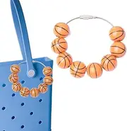 [Sdopbinbin] Sports Accessories for Bogg Bag Beach Bag Charms Football Basketball Baseball Soccer Volleyball Softball Bag Backpack Charm