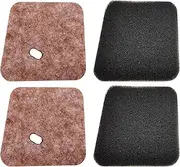 Air Filter for Stihl FC55 FS38 FS45 FS46 FS55 HL45 HS45 KM55 String Trimmer Kombi Motor with Pre Filter replace Part # 4140-124-2800, 4228-124-1500, 2 Pack
