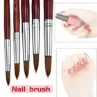 Nail Painting Brush Acrylic Nail Art Brush Sable Hair Flower Drawing Pen
