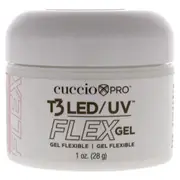Cuccio Pro T3 LED-UV Flex Gel - Nude Cover by Cuccio Pro for Women - 1.0 oz Nail Gel