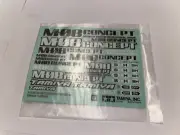 Tamiya 58669 M-08 Concept Chassis Kit Decal Set M08/11420908