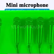 3.5MM MINI CONDENSER MICROPHONE PHONE KARAOKE MIC FOR IPHONE ANDROID OPULENT